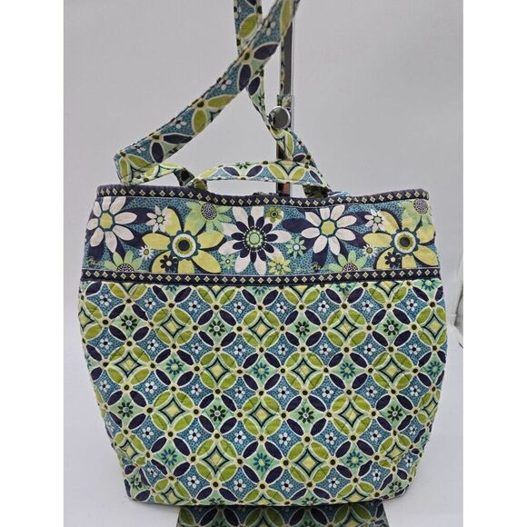 Vera Bradley Quilted Floral Tote Bag - Picture 2 of 7
